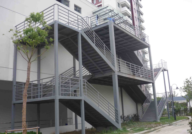 温州钢结构室外消防楼梯