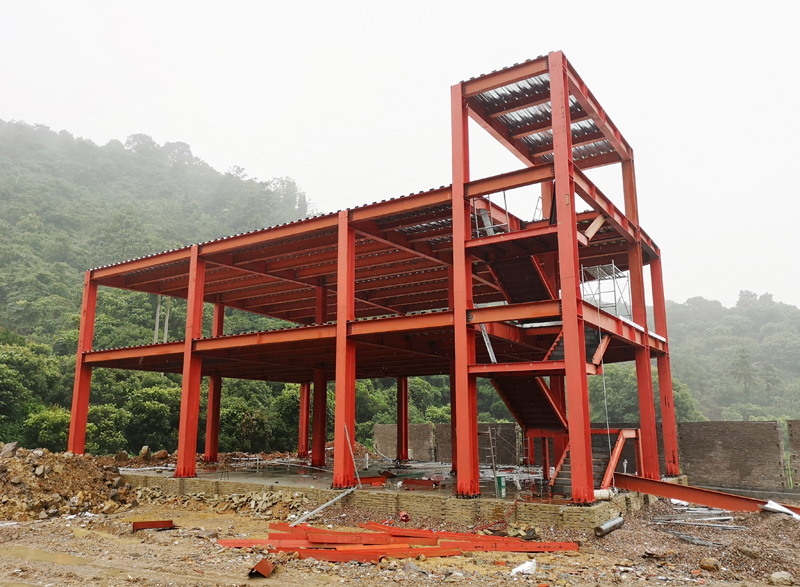 温州龙湾钢结构办公大楼工程案例