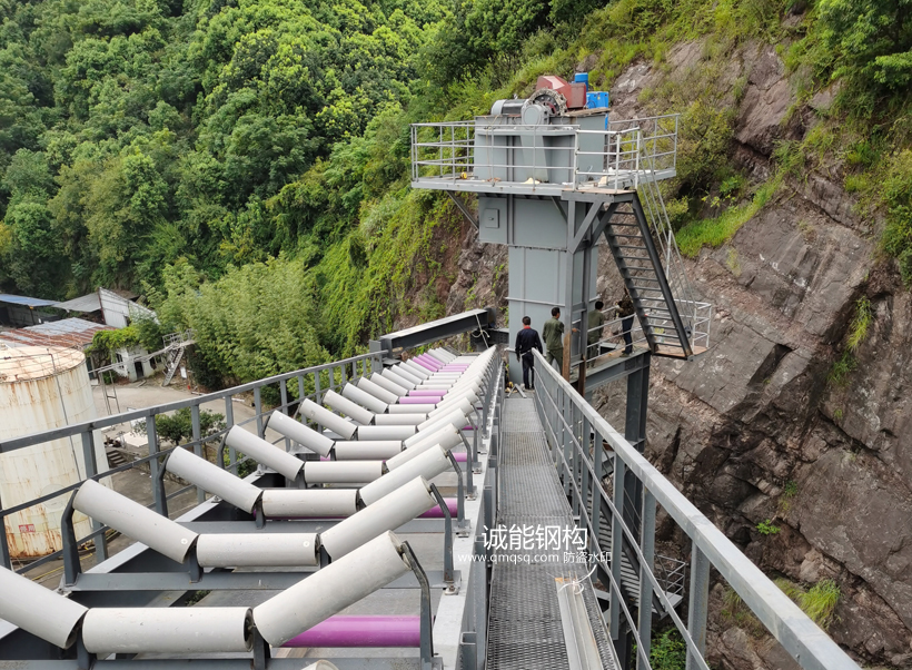 丽水嘉城混凝土物料提升机 丽水钢结构案例