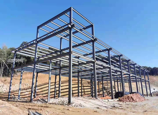 宁德霞浦两层钢结构厂房  牙城小型茶叶加工厂房图